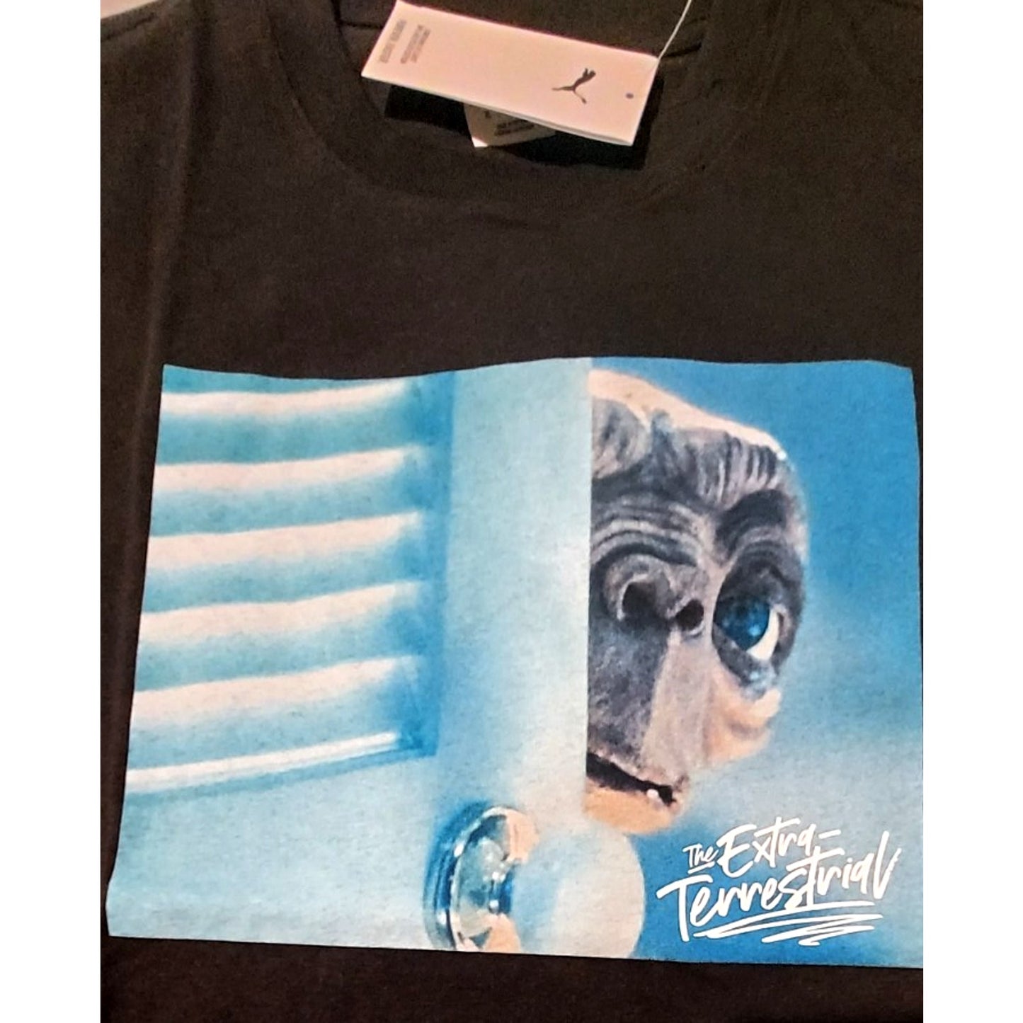 PUMA Men's Hoops X E.T. Graphic T-Shirt, Black, Size XXL