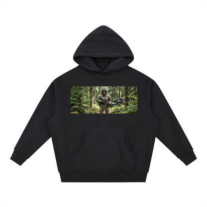 Essential Oversized Boxy Fit Fleece Hoodie