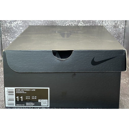 Nike Kobe Air Force 1 Low White Team Red Men's Shoes IB0018-101 11M