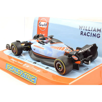 Scalextric "Gulf" Williams FW45 -Alex Albon DPR 1/32 Formula 1 F1 Slot Car C4559