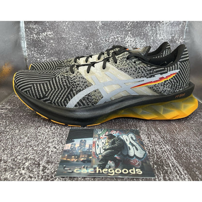 ASICS Novablast Black Sheet Rock Orange Men's Size 11 Running Shoes 1011B149-001