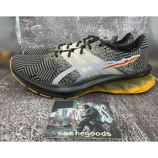 ASICS Novablast Black Sheet Rock Orange Men's Size 11 Running Shoes 1011B149-001