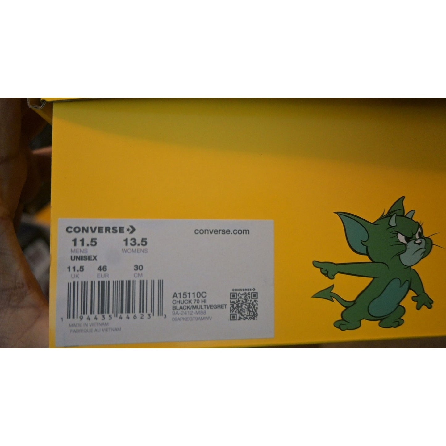 Converse 85 Years of Tom and Jerry SIZE 11.5M