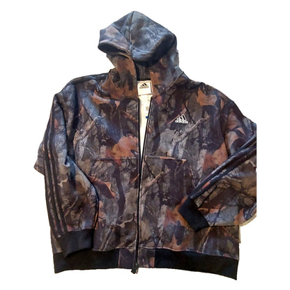 Adidas Camo Hooded Full-Zip 2XL