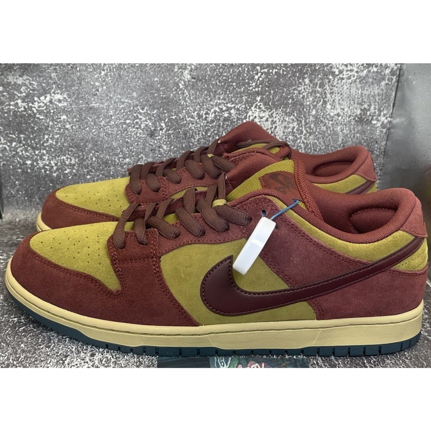 Nike SB Dunk Low Pro Dark Team Red Olive Men's Size11.5 -BRAND NEW$85