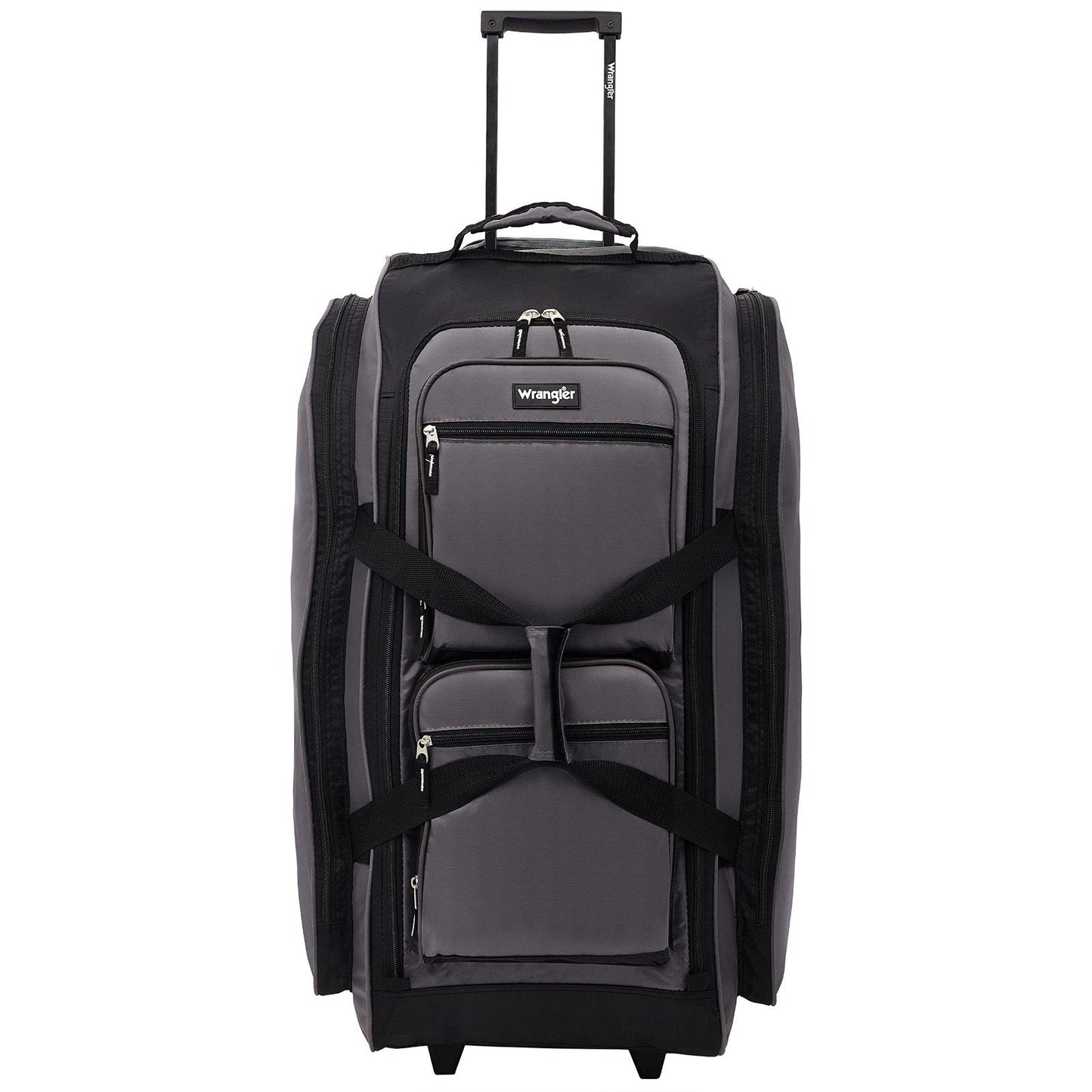 Wrangler Wesley Rolling Duffel Bag Charcoal Grey Large 30” Travel Bag…