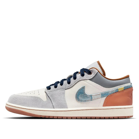 Air Jordan 1 Low SE Mens Size 8.5 / Women 10 FZ5042-041 Repaired Denim New