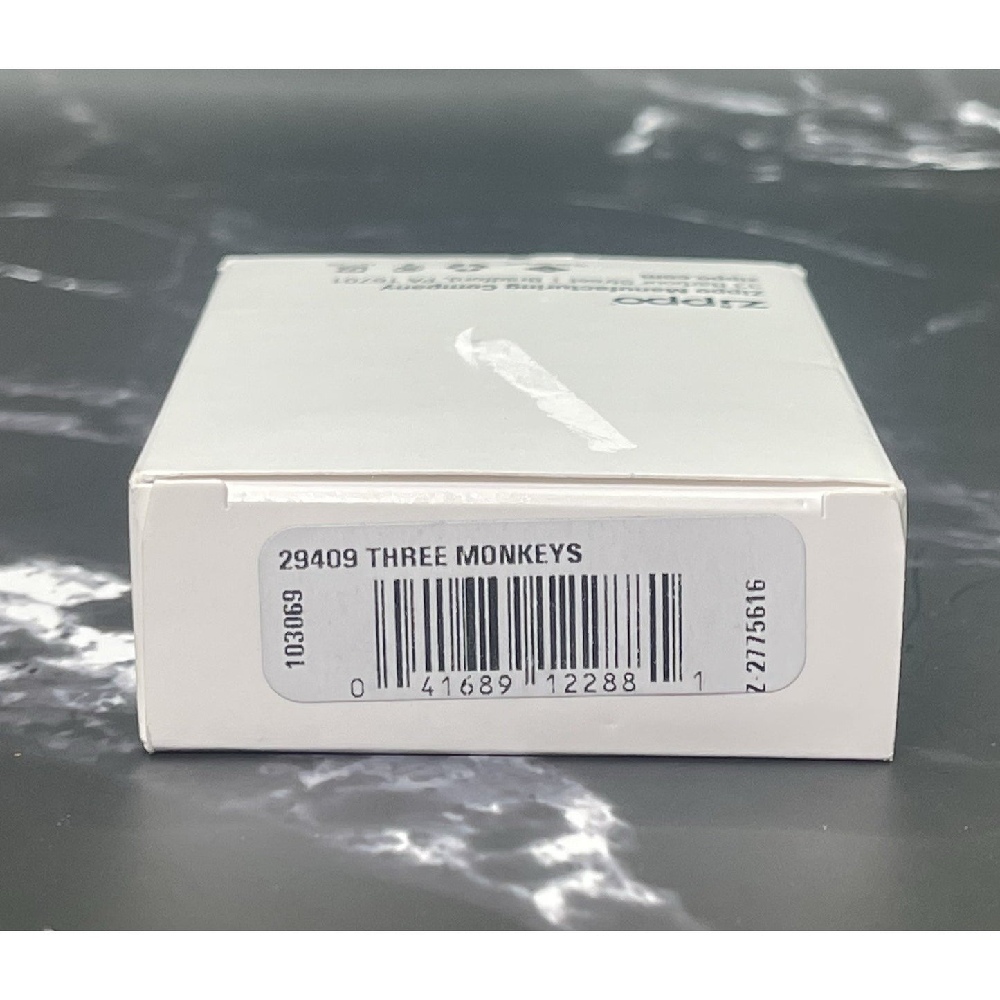 Zippo Three Monkeys Black Matte Windproof Pocket Lighter, 29409