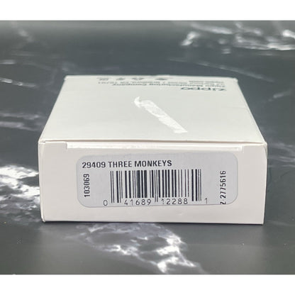 Zippo Three Monkeys Black Matte Windproof Pocket Lighter, 29409