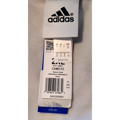 Adidas Camo Hooded Full-Zip 2XL