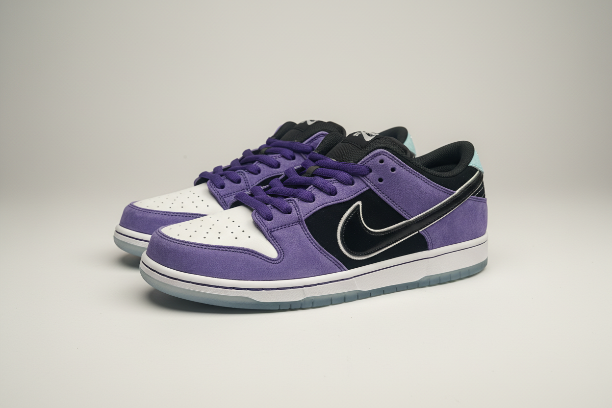Hayley Wilson x Nike SB Dunk Low Pro Black Purple
