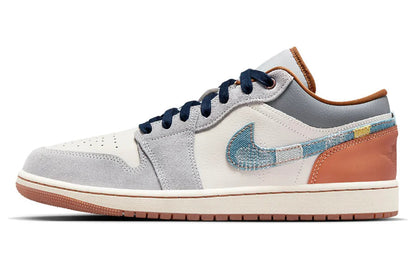 JordanAir Jordan 1 Low SE 'Phantom Repaired Denim Swoosh