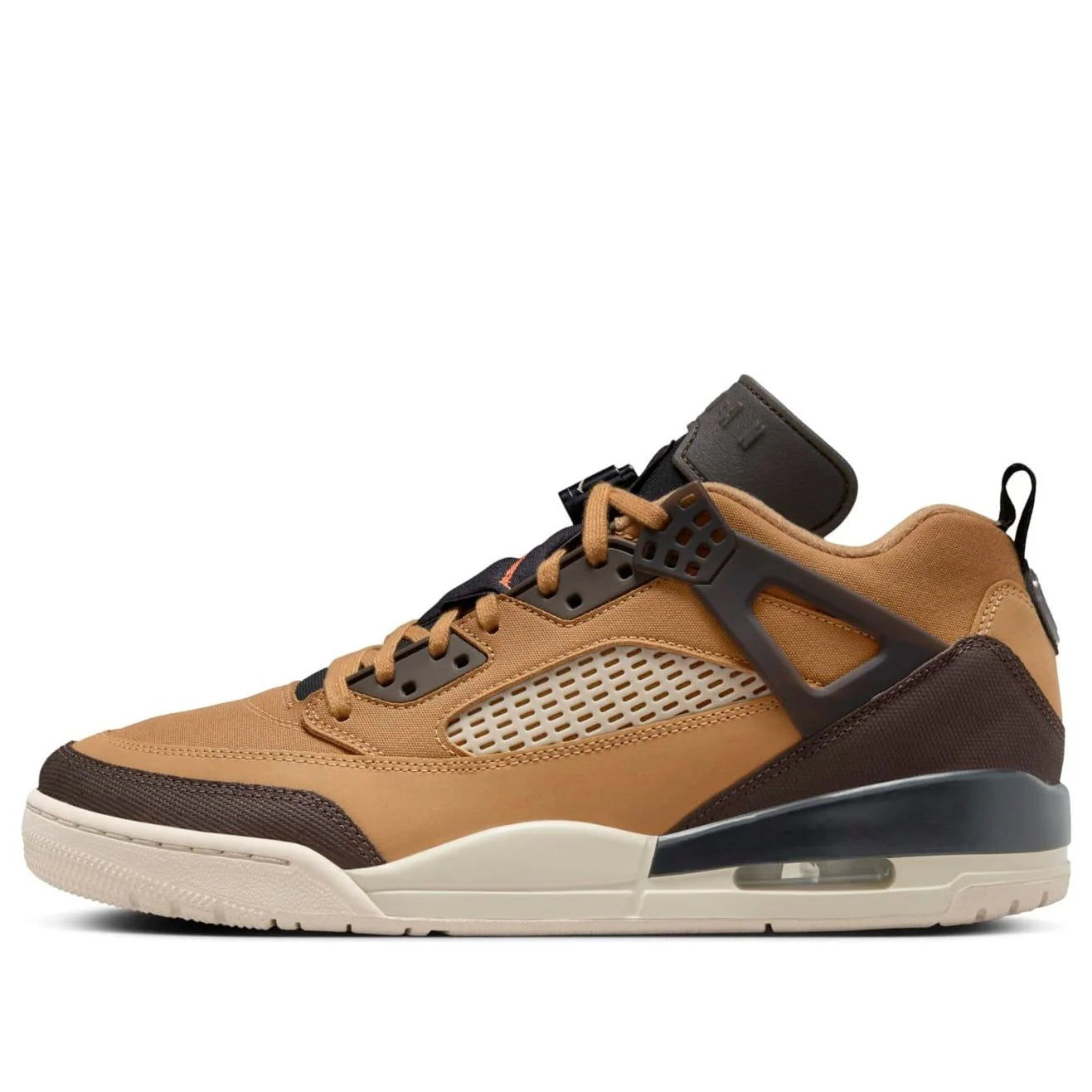 ike Air Jordan Spizike Low Flax Baroque Brown Black FQ1759-202