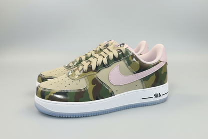 Nike Air Force 1 Low Camo Pink Swoosh
