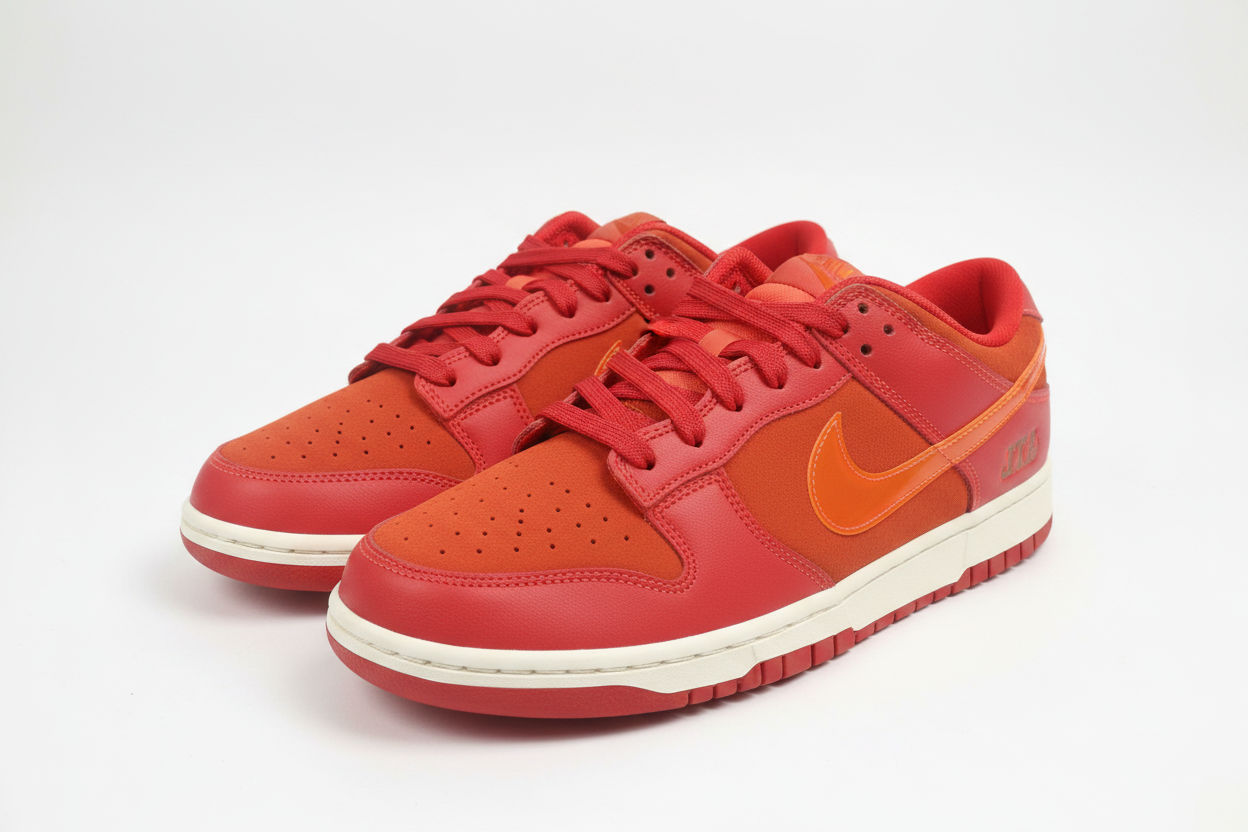 Nike Dunk Low ATL Red HD - Retry