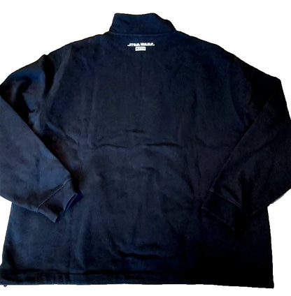 KITH STAR WARS Darth Vader Quarter Zip Black ph