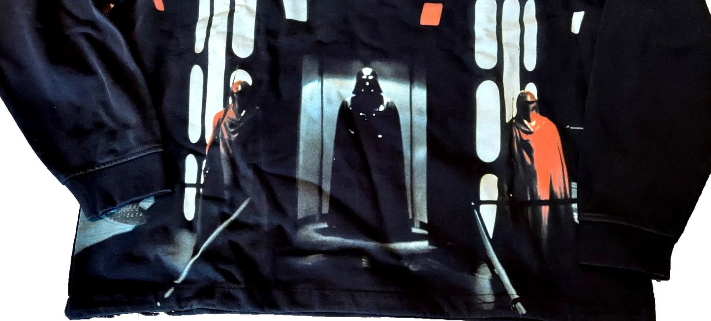 KITH STAR WARS Darth Vader Quarter Zip Black ph