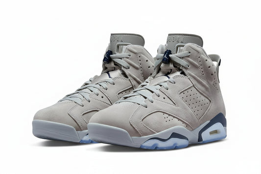Air Jordan 6 Retro 'Magnet/College Navy' Men's Size 12