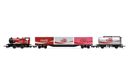 Hornby Coca-Cola Summertime OO Gauge Electric Model Train Set - R1276T