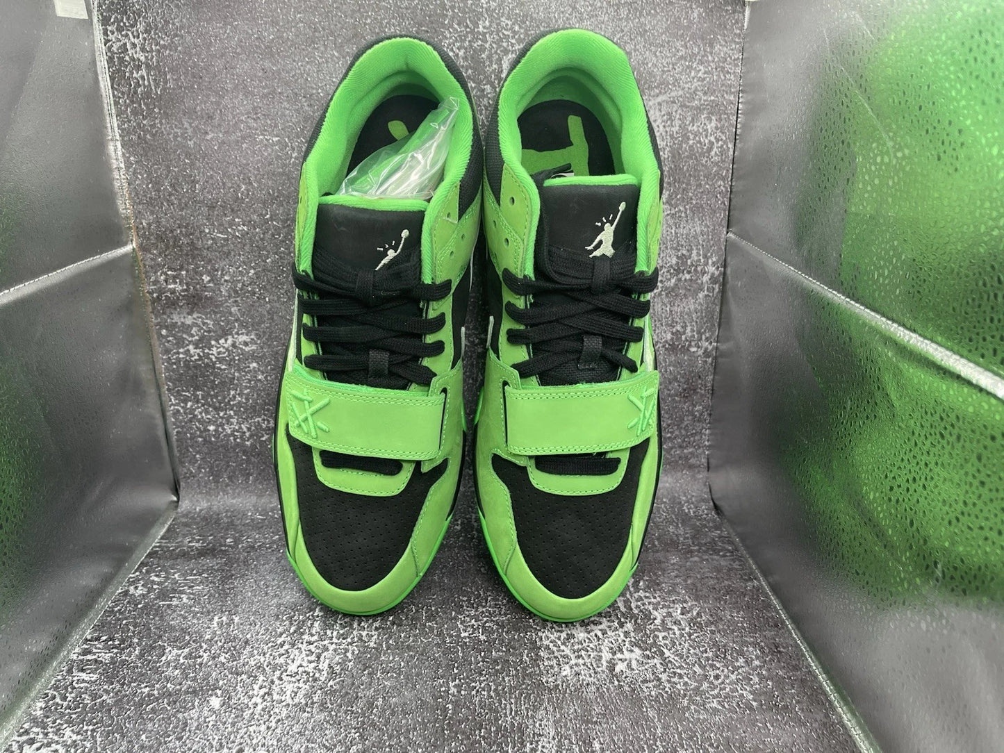 Jordan Travis Scott CJ1 T-Rex Green Spark