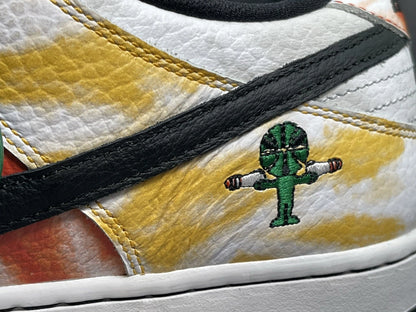 Nike Dunk Low Pro SB QS "Raygun Tie Dye" White - BQ6832-101