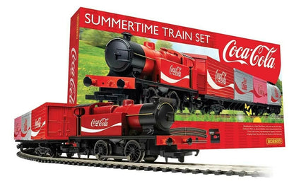 Hornby Coca-Cola Summertime OO Gauge Electric Model Train Set - R1276T