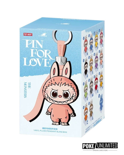 Pop Mart Labubu The Monsters Pin for Love Series Vinyl Plush Pendant (A-M) Single Blind Box