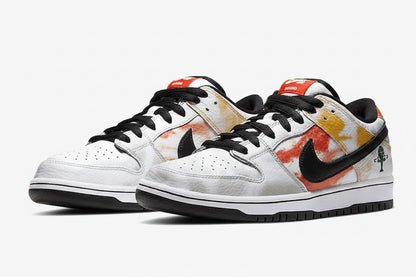 Nike Dunk Low Pro SB QS "Raygun Tie Dye" White - BQ6832-101