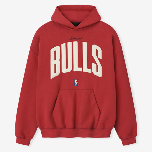 Unisex Chicago Bulls Fear of God x NBA Red 90's Hoodie